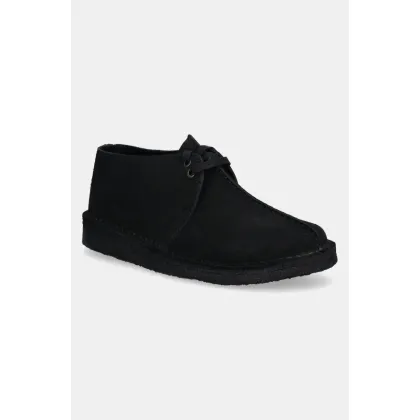Zdjęcie Clarks Originals półbuty zamszowe męskie kolor czarny