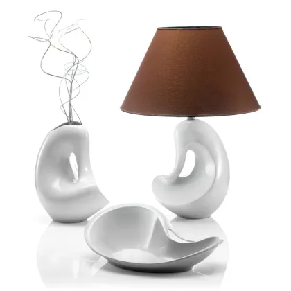 Zdjęcie Oryginalny porcelanowy wazon o nowoczesnym designie