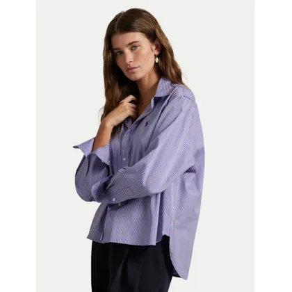 Zdjęcie Polo Ralph Lauren Koszula 211973130001 Fioletowy Boxy Fit