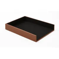 Zdjęcie Elegancki pojemnik na dokumenty ze skóry klejonej