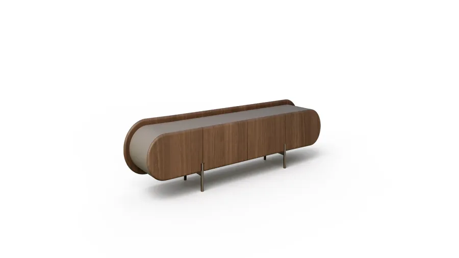 obrazek 1 Minimalistyczny włoski regał do wyjątkowego salonu