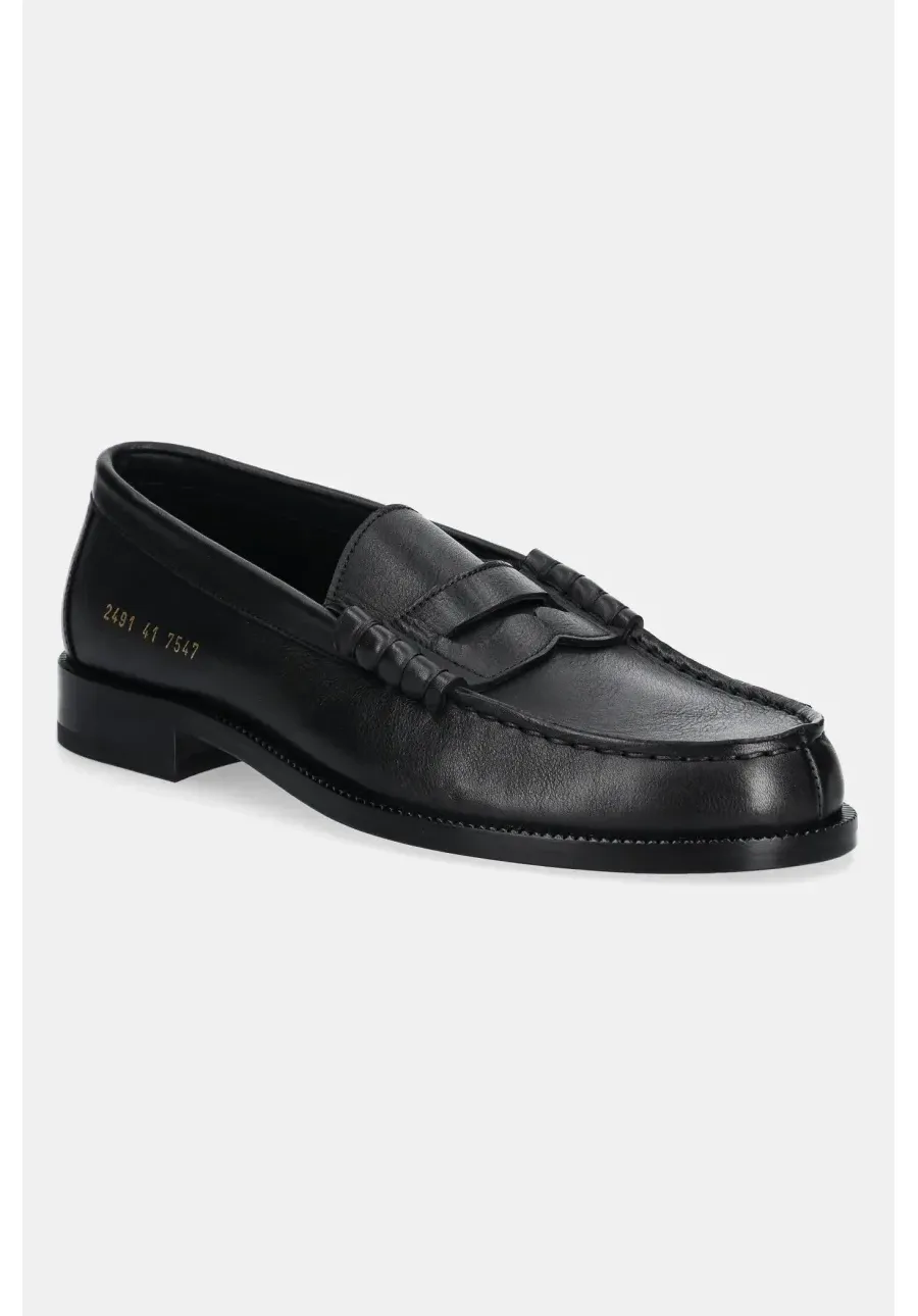 obrazek 1 Common Projects mokasyny skórzane Soft Loafer męskie kolor czarny 2491