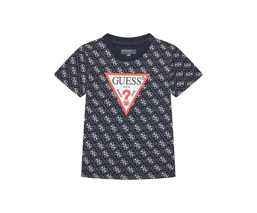 obrazek 1 Guess T-Shirt N5YI04 K8HM4 Granatowy Regular Fit