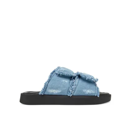 Zdjęcie Inuikii Klapki Classic Jeans Velcro 70104-143 506 Niebieski