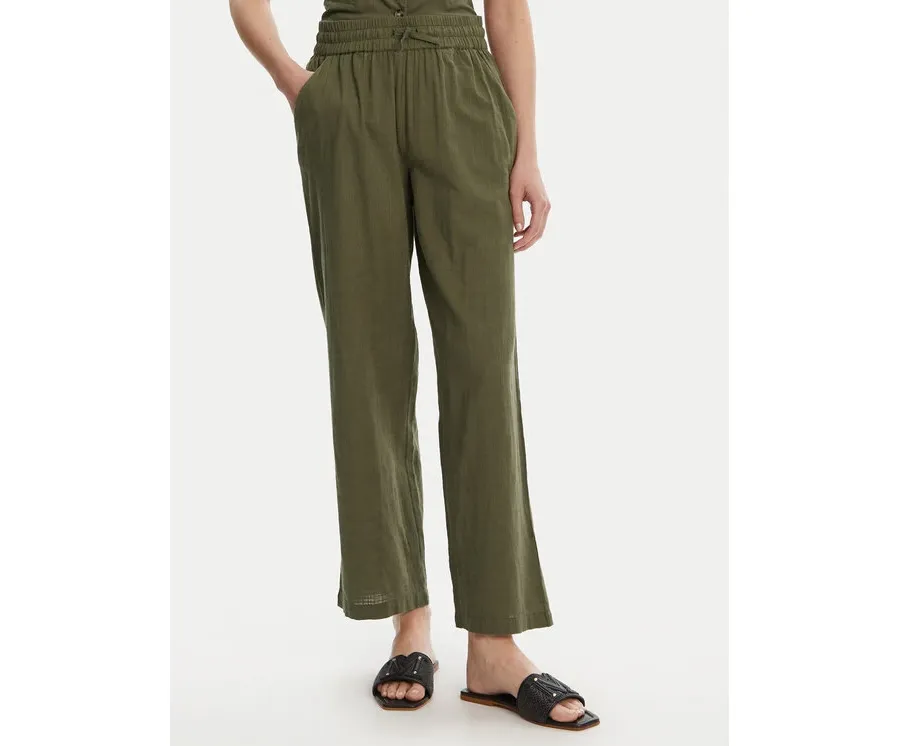 obrazek 1 Vero Moda Spodnie materiałowe Caia 10333796 Zielony Wide Leg