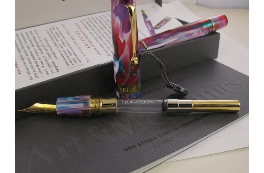 obrazek 2 Limitowane włoskie pióro Leonardo Eruption