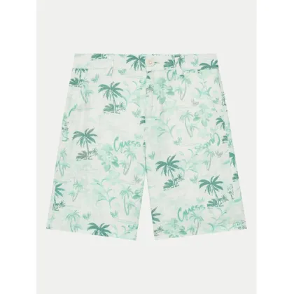 Zdjęcie Guess Spodnie materiałowe L5GD20 WFBT0 Zielony Regular Fit