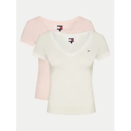 Zdjęcie Tommy Jeans Komplet 2 t-shirtów DW0DW21367 Kolorowy Slim Fit