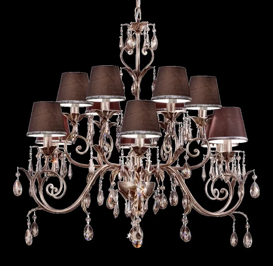 obrazek 1 Wyrafinowany żyrandol z kryształkami Swarovskiego - Euro Lamp Art