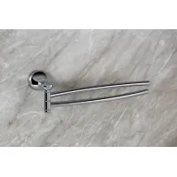 Picture Chrome-plated double towel rack from Italy