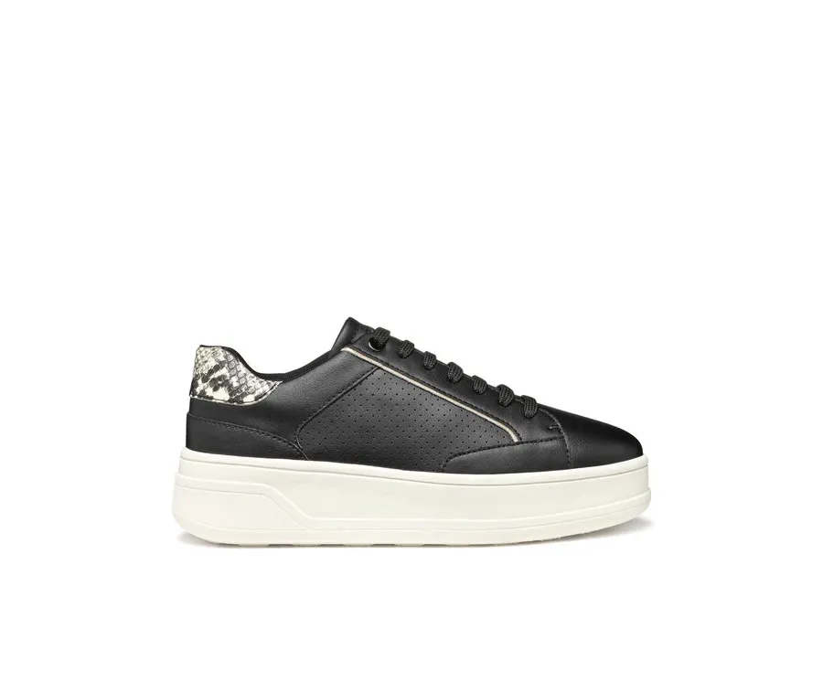 obrazek 1 Geox Sneakersy D Spherica Ecub-2 D55WVB 0BCAR C0023 Czarny