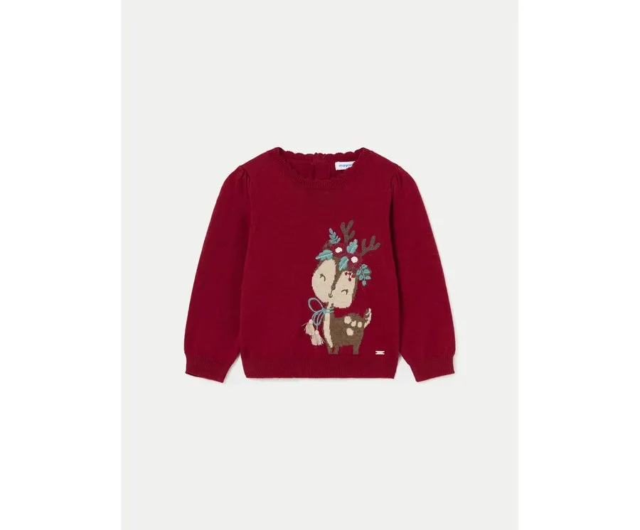 obrazek 1 Mayoral Sweter 2322 Czerwony Regular Fit