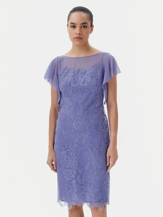 Picture Luisa Spagnoli Sukienka koktajlowa Paniere 541685 Niebieski Regular Fit