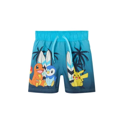 Zdjęcie NAME IT Szorty kąpielowe Ccoy Pokemon 13239656 Niebieski Regular Fit