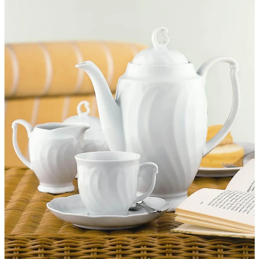 obrazek 3 Wyjątkowa porcelanowa filiżanka do kawy o klasycznym kształcie - Seltmann Weiden