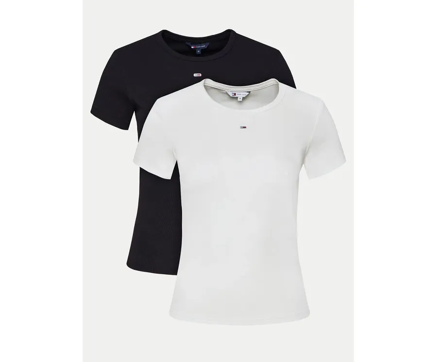 obrazek 1 Tommy Jeans Komplet 2 t-shirtów DW0DW21430 Kolorowy Slim Fit