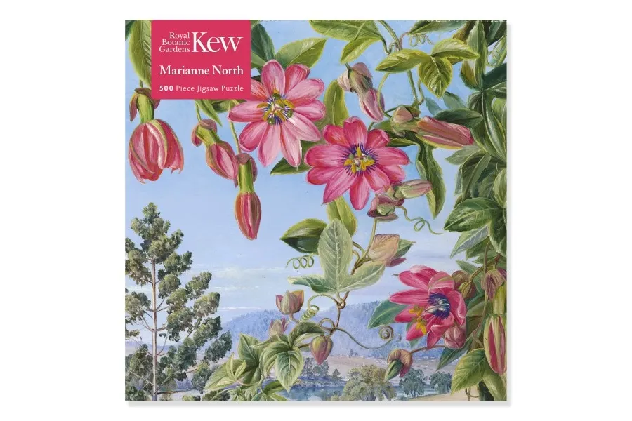 obrazek 1 Puzzle dla dorosłych Kew: Marianne North: Widok w ogrodzie botanicznym Brisbane - Flame Tree Publishing