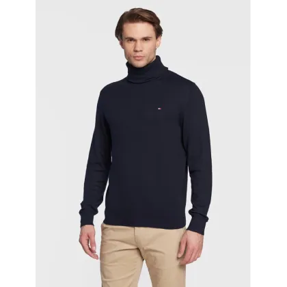 Zdjęcie Tommy Hilfiger Golf Pima MW0MW28048 Granatowy Regular Fit