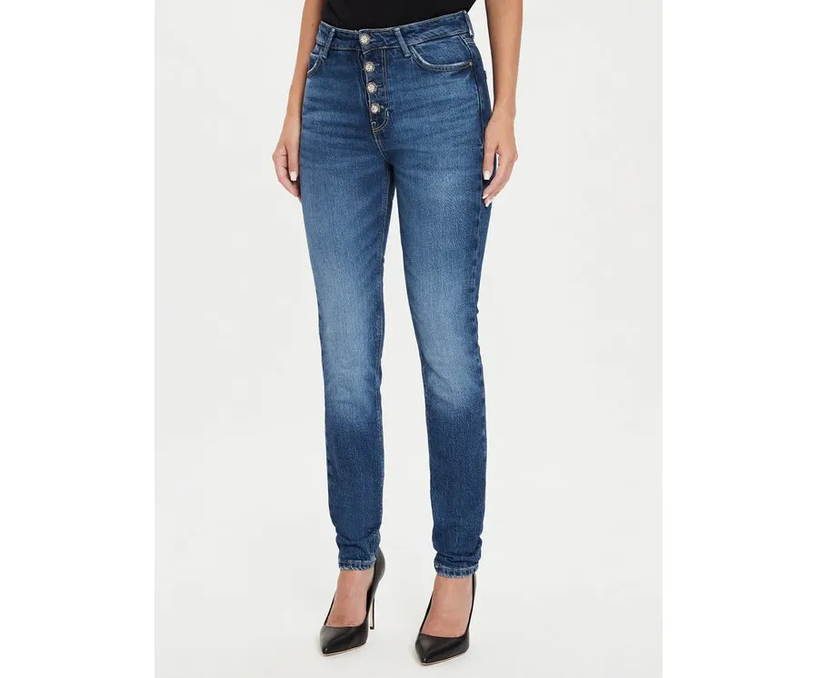 obrazek 1 Guess Jeansy W4YA28 D5DD4 Granatowy Slim Fit