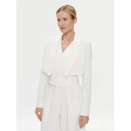 Zdjęcie KARL LAGERFELD Komplet marynarka i kamizelka 240W1411 Biały Regular Fit