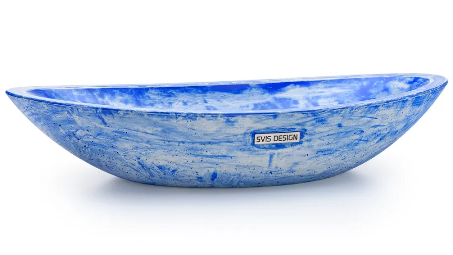 obrazek 1 Wyjątkowa umywalka 60 cm ORION BASIC – THRILL, niebieski, lakier matowy