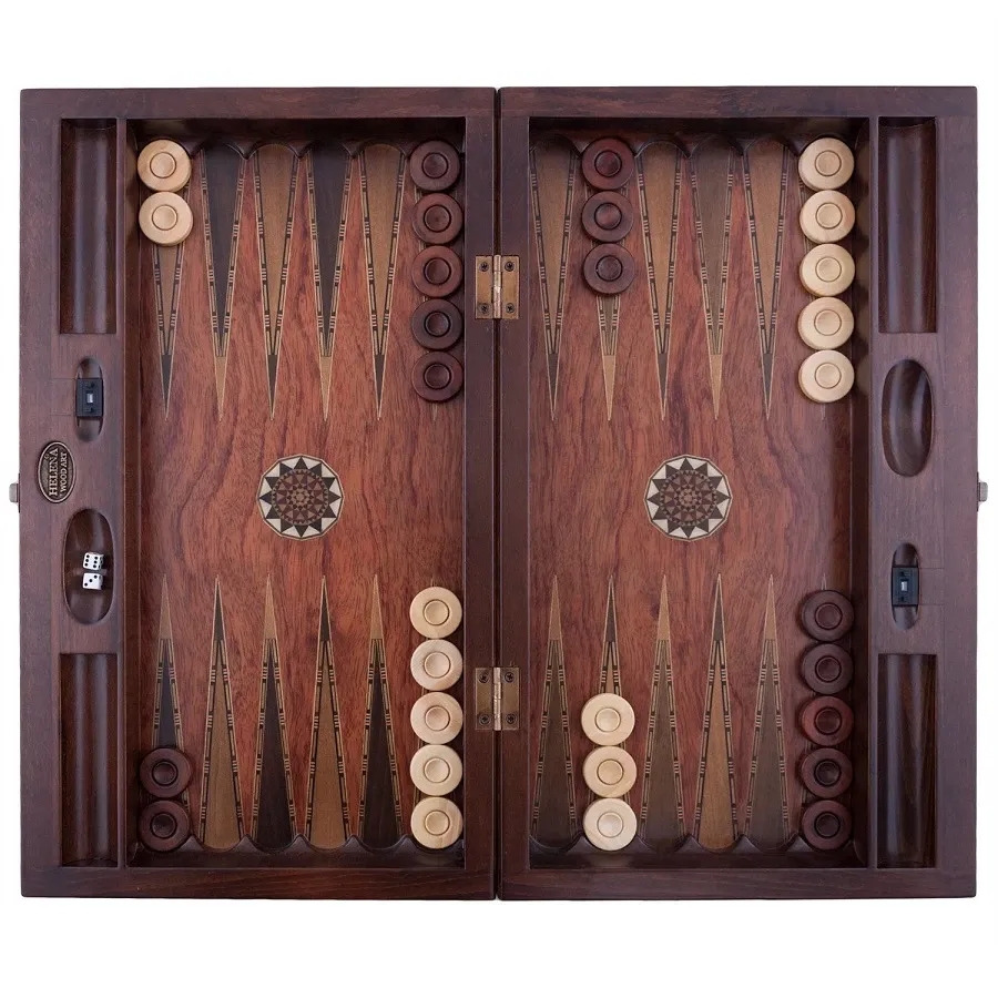 obrazek 3 Luksusowy zestaw do partii w Backgammon - Helena Woodart