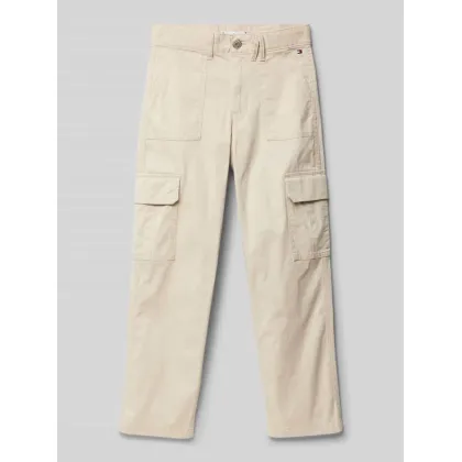 Zdjęcie Spodnie cargo z prostą nogawką i wyhaftowanym logo model ‘UTILITY’