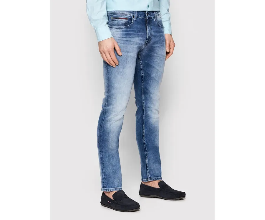 obrazek 1 Tommy Jeans Jeansy Scanton DM0DM09554 Niebieski Slim Fit
