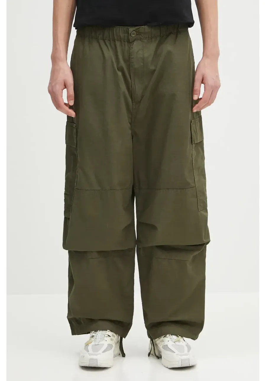 obrazek 1 Carhartt WIP spodnie bawełniane Jet Cargo Pant męskie kolor zielony w fasonie cargo I032967.4102