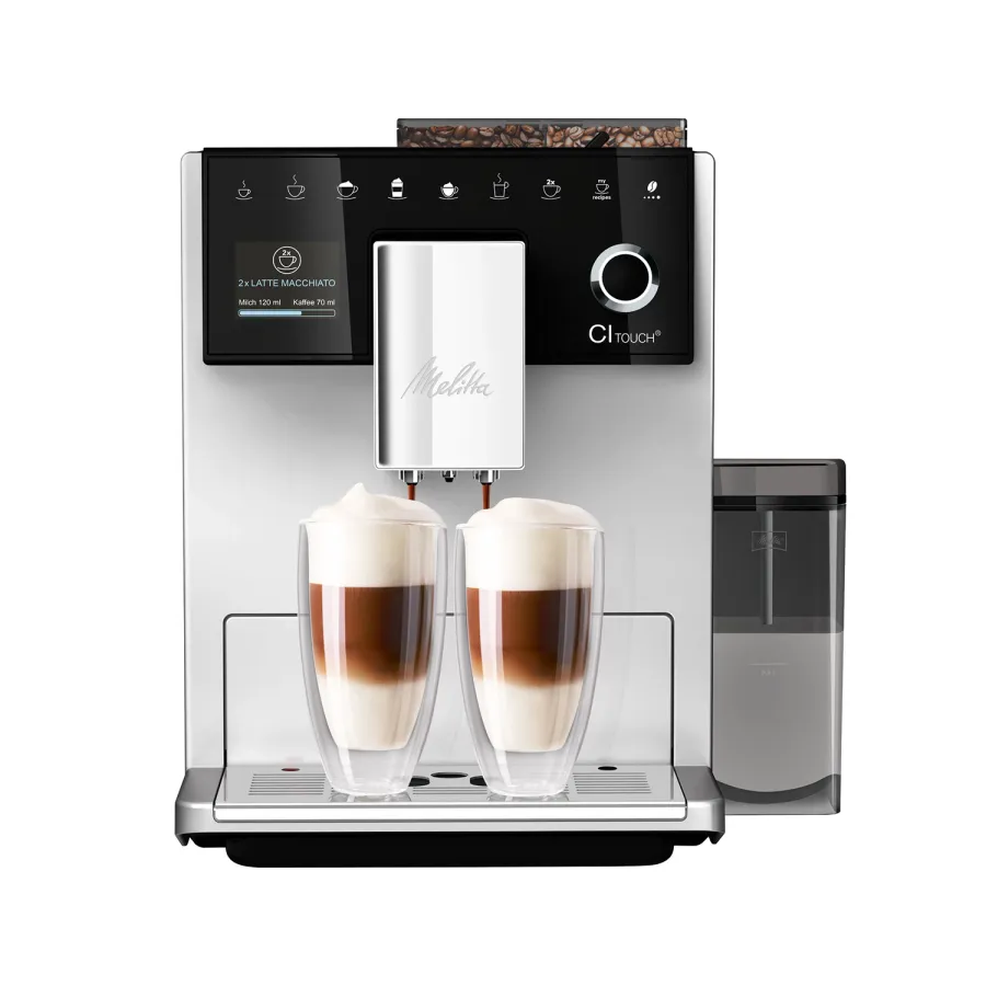 obrazek 1 Melitta - CI Touch Facelift Srebrny / Czarny - Ekspres ciśnieniowy MELITTA