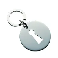 Zdjęcie Stylowy srebrny brelok na klucze – Pampaloni