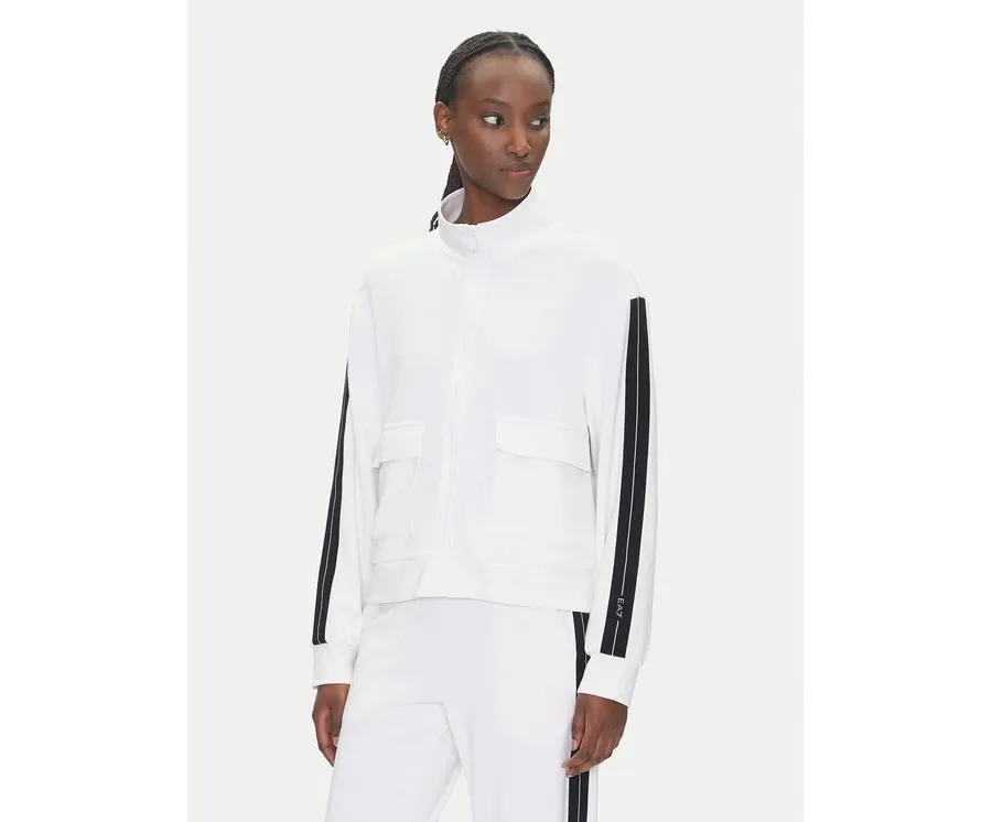 obrazek 1 EA7 Emporio Armani Bluza 7W000171 AF12643 U0002 Biały Regular Fit