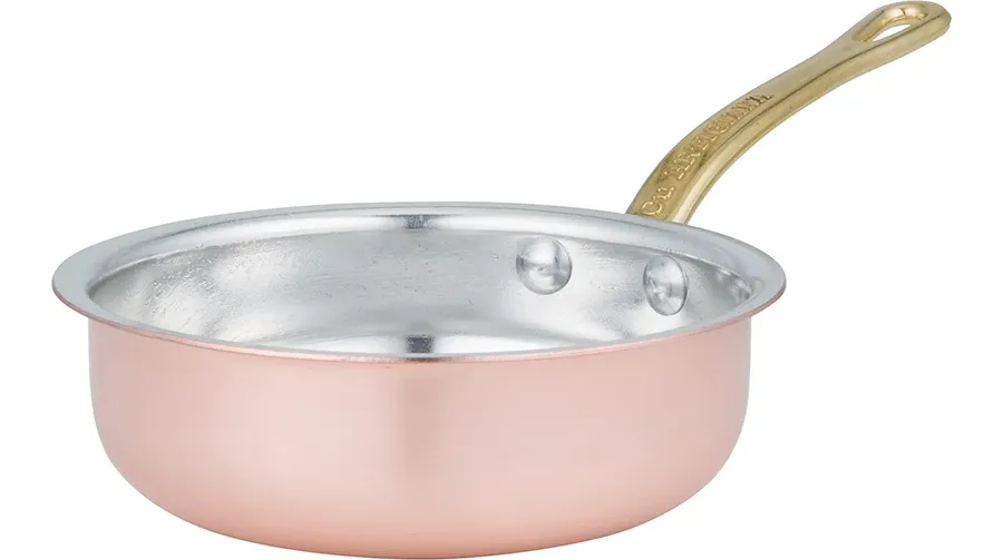 obrazek 1 Miedziana mała patelnia Ø12cm 1 Uchwyt - Gioie di casa - Cu Artigiana