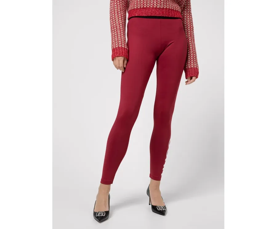 obrazek 1 Hugo Legginsy Delessie 50439062 Czerwony Slim Fit HUGO