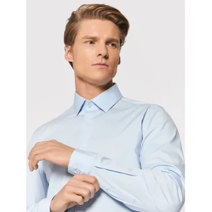 Zdjęcie Calvin Klein Koszula Poplin K10K108229 Niebieski Slim Fit
