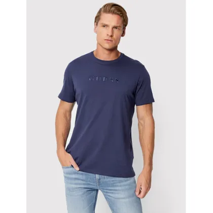 Zdjęcie Guess T-Shirt M2BP47 K7HD0 Granatowy Regular Fit