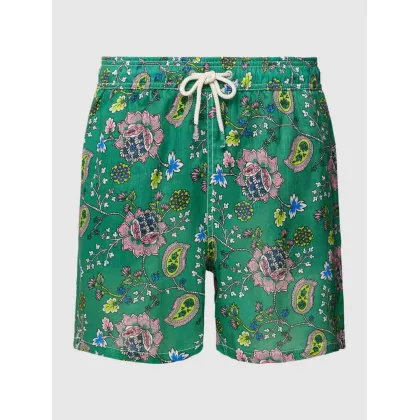 Zdjęcie Spodenki kąpielowe ze wzorem na całej powierzchni model ‘GUSTAVIA LINEN’