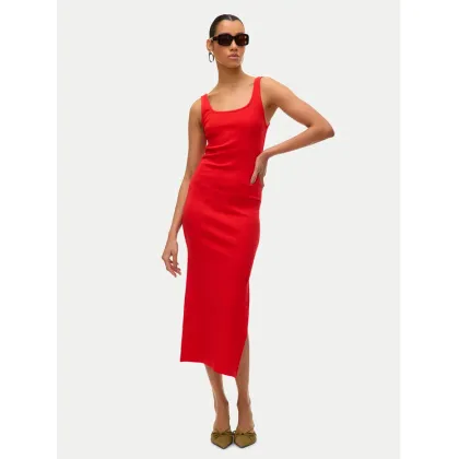Zdjęcie Vero Moda Sukienka codzienna Chloe 10325601 Czerwony Slim Fit