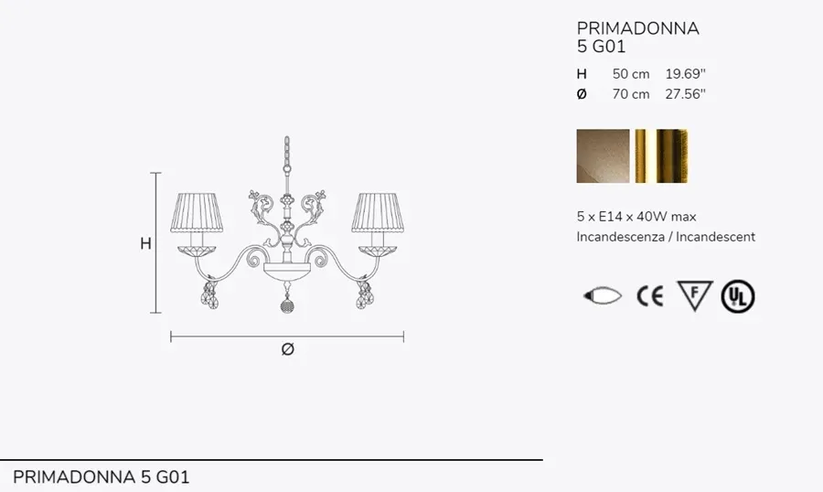 picture 6 Luxury chandelier Primadonna