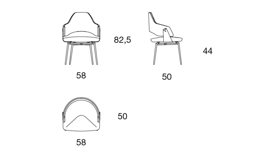 obrazek 8 Designerskie krzesło do apartamentu w stylu minimalistycznym