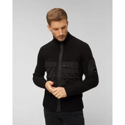 Zdjęcie Czarna Bluza Wełniana Męska C.p. Company CP Company