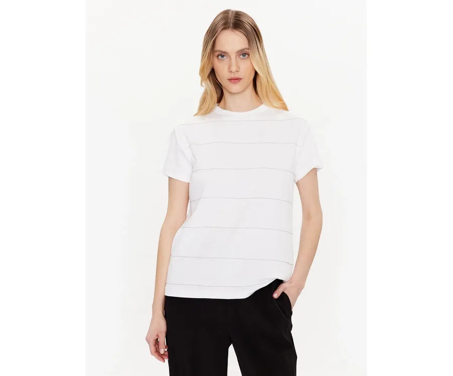 obrazek 1 Fabiana Filippi T-Shirt JED273B561 Biały Regular Fit