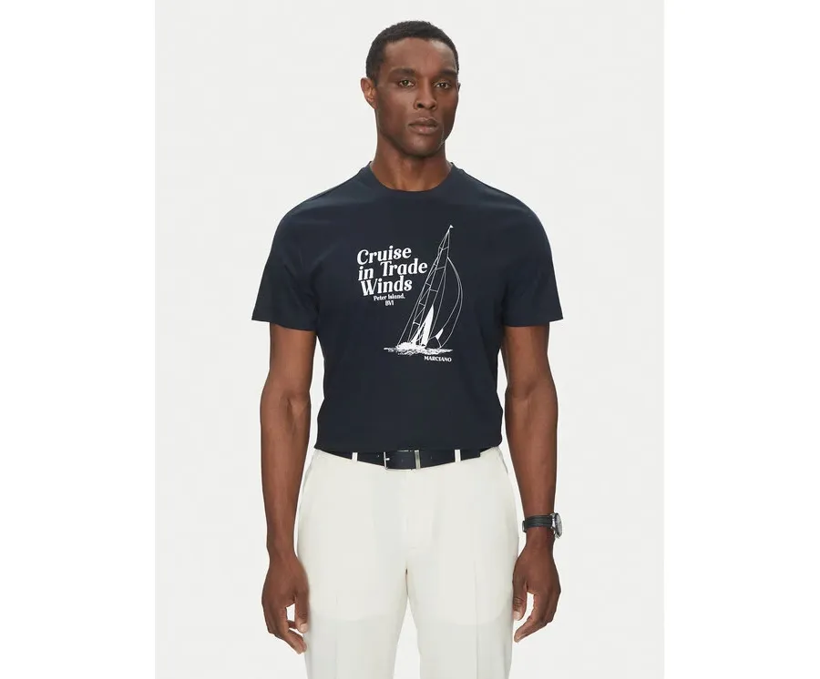 obrazek 1 Marciano Guess T-Shirt 5GHI09 6323A Granatowy Regular Fit