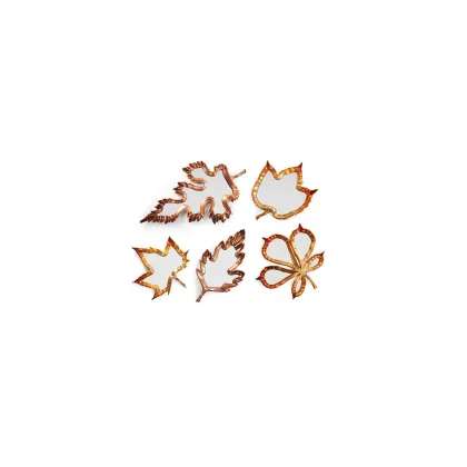 Picture A luxurious modern set of five mirrors inspired by the natural palette of autumn colors - Insidherland