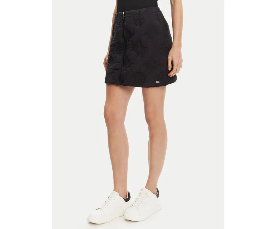 obrazek 1 Guess Spódnica mini V5YD02 WHEB2 Czarny Regular Fit