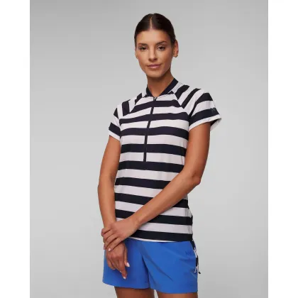 Zdjęcie Biało-granatowy T-shirt Szybkoschnący Damski Helly Hansen Siren 1/2 Zip