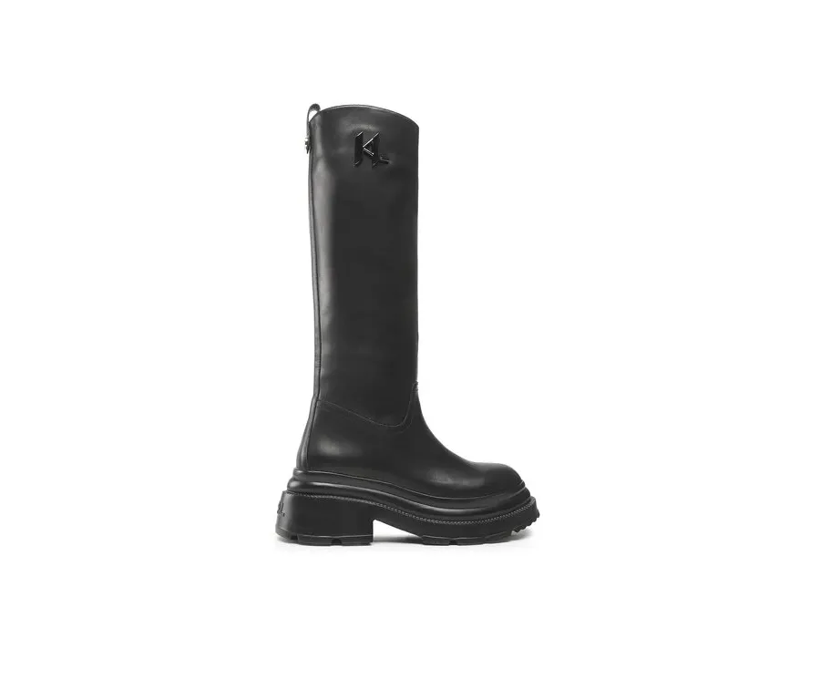 obrazek 1 KARL LAGERFELD Kozaki KL45090 Czarny