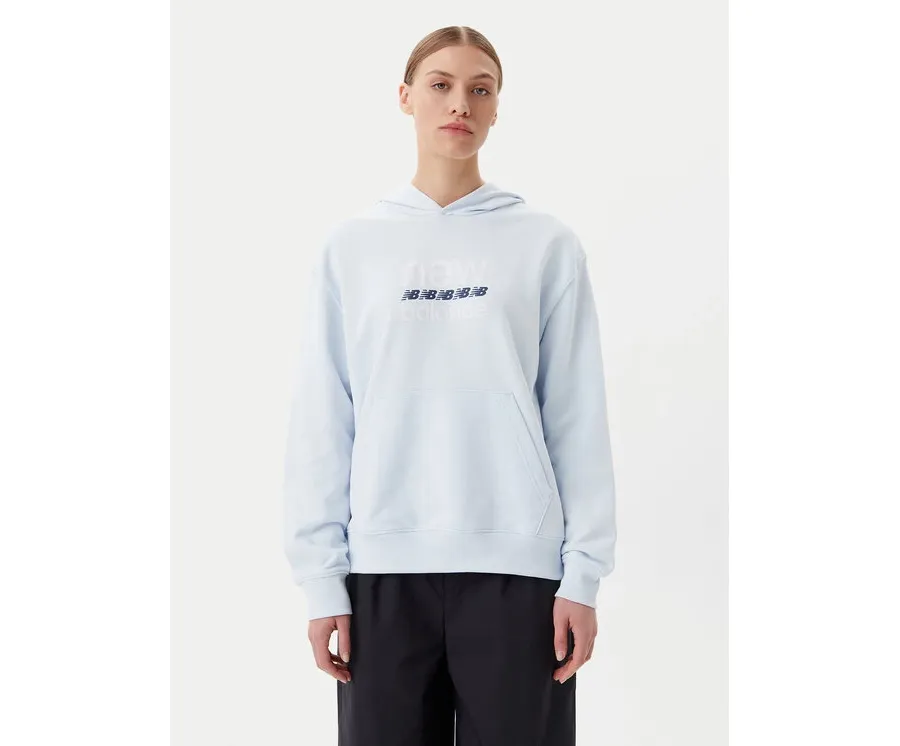 obrazek 1 New Balance Bluza Sport Graphic WT51519 Niebieski Relaxed Fit