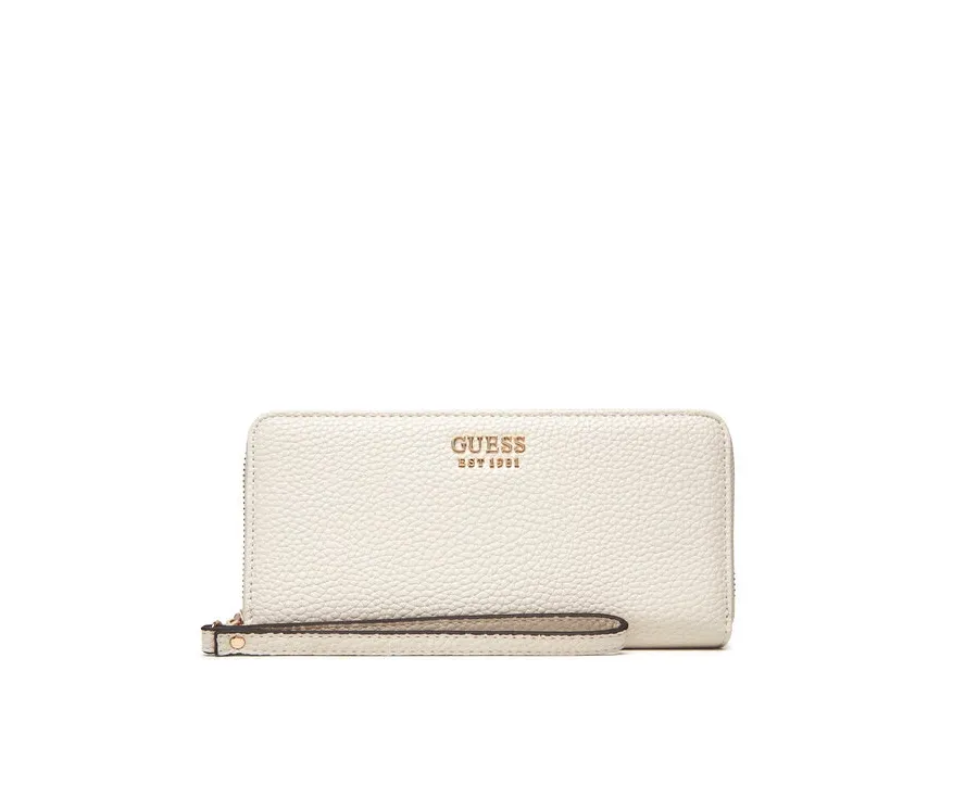 obrazek 1 Guess Duży Portfel Damski Brenton Slg SWPG96 48146 Écru