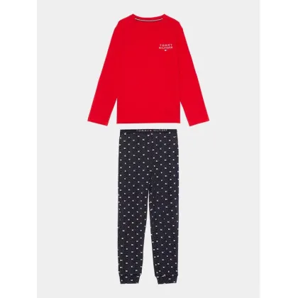 Zdjęcie Tommy Hilfiger Piżama UB0UB00503 Czerwony Regular Fit